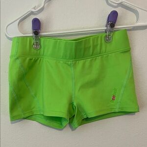 Reebok Neon Green Athletic Shorts